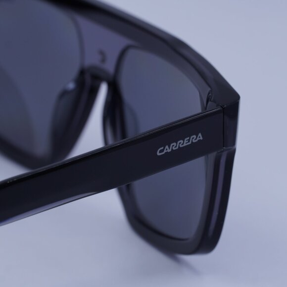 CARRERA 1061/S 008A M9 Sunglasses Black Square Frame, Grey Polarized Lenses - Picture 5 of 11